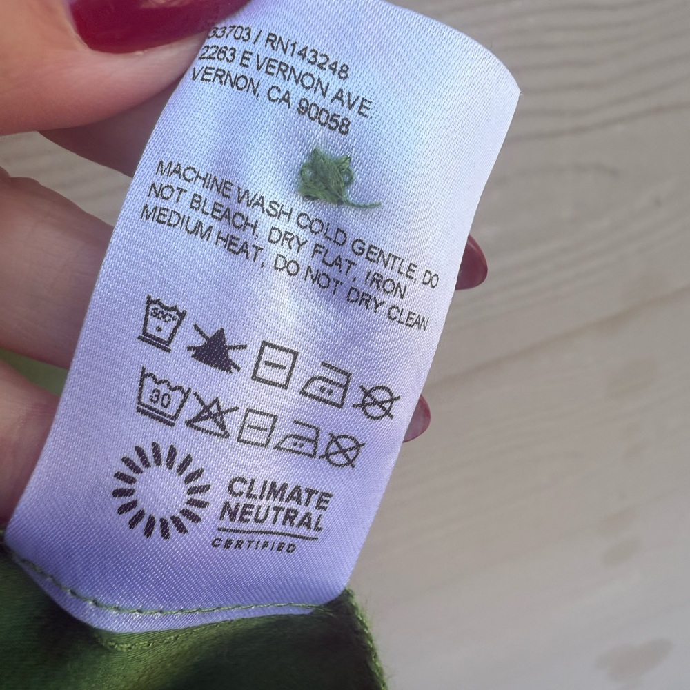 Reformation Green Wrap Midi Skirt - Picture 10 of 14
